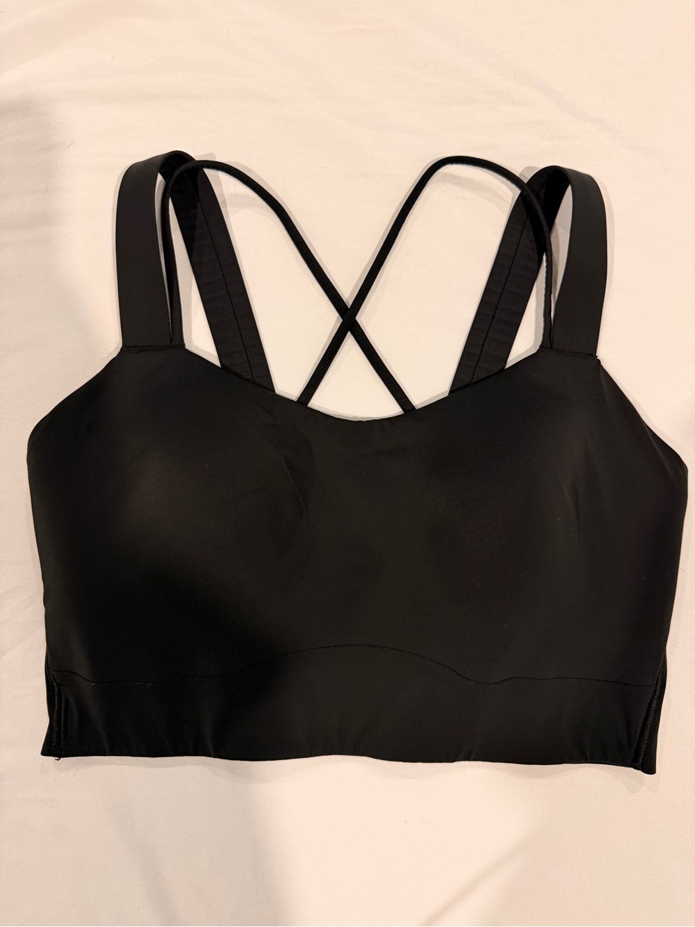 Lululemon - Like a Cloud Longline Bra, D/DD Cup - Black - Size 8
